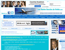 Tablet Screenshot of losvuelosbaratosdeavion.com